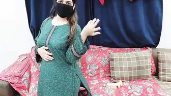 Sobia Nasir Doing Stepmom Roleplay With Clear Hindi Audio On Video Call With Client