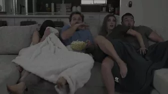 Scary Movie Night With Aria Valencia And Kenzie Love Turns Into Steamy Sex Session - S44:E11