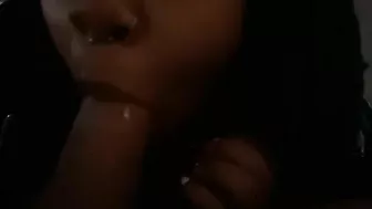 Ebony Hottie Sucking Mexican Dick