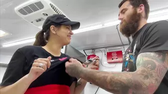 Food Truck Lady With Milk Filled Boobs Has Special Menu