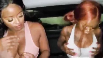 2 Black Girls Almost Get Caught Eating Each Other In Car