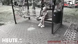 18Yo German Teen Slut Picked Up In Public Park And Fuck