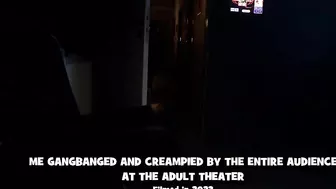 Amateur Creampie Cum Dump Gangbanged At The Adult Theater