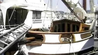 Small Titted German Blonde Gets Her Asshole Banged On A Boat