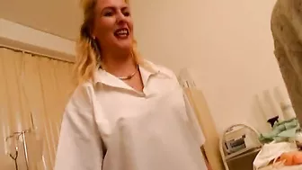 Hot German Nurse Helping A Young Stud With Her Amazing Pussy