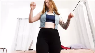 Workout Clothes Strip Tease