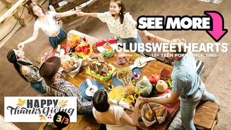 Thanksgiving Dinner Turns Into Fucking Fiesta By Clubsweethearts