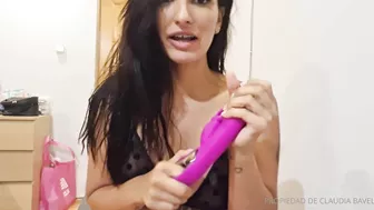 Claudia Bavel Masturbating With The Vibrator Until I Cum