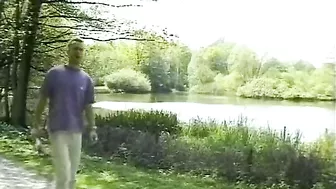 A Thick German Woman Pleasing Her Man On A Picnic