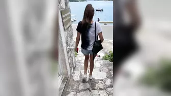 Teen Almost Caught Fucking In Tourist Hotspot - Risky Public Sex