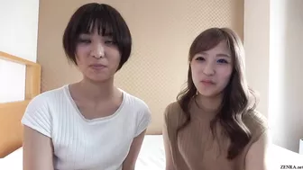 Playing Private Parts Show And Tell With Two Japanese Wives