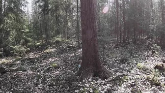 Girl Sucking Dick Stranger And Had Anal Sex Until Creampie In The Forest