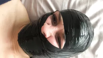 Touchedfetish - Bdsm Slave Is Tape Gagged - Loud Moaning Orgasm - Homemade Amateure Bondage - Submissive Wife Gets A Facefuck