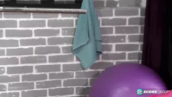 A Granny And Her Exercise Ball