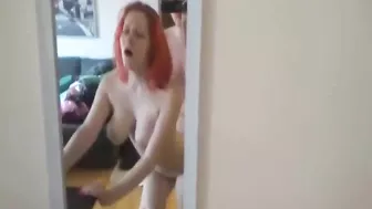 Redhead Girl Has Multiple Orgasms