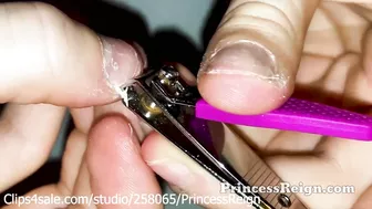 Cutting Nails Deep Is Satisfying