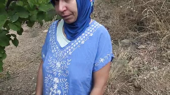 Cheating Egyptian Farmer's Wife Let's Neighbor Fuck Her Outside