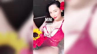 Squirt Con Lencería Roja, Video Para Mi Novio, Me Encanta Su Verga