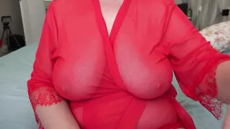 Would You Like To Cum On My Big Natural Boobs