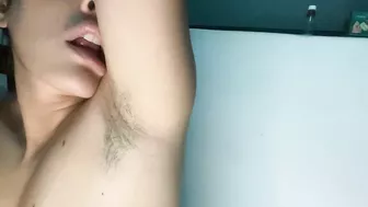 Arab Sucking Biting And Fucking Her Hairy Armpits