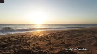 Masturbating On Beach While Being Watched