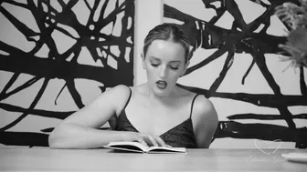 Charlie Moore Masturbates As She Reads Amber Moore's Erotic Book