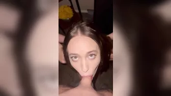 16 Minute Sloppy Blowjob With Green Eyed Stunning Gf