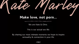 Chris & Kate Marley's Real Passionate Lovemaking And Mutual Masturbation