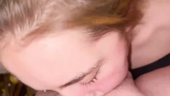 Blonde Slut Rough Facefuck Extreme Sloppy Messy Deepthroat Pt 2