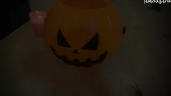 Perfect Woman Fucking By A Big Cock At Her Halloween Party Receives A Juicy Cumshot