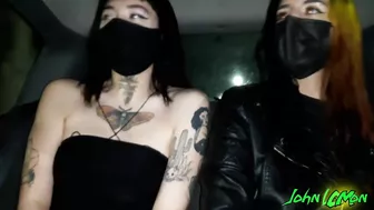 Pov Your Girlfriend And Her Friend Come To Fuck You After Party