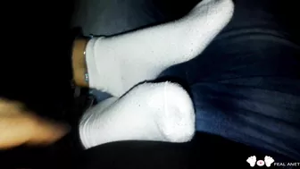 She Puts Her Feet On My Cock And I Take Off Her Ankle Socks And Tickle Her Feet Soles - Feal Anet