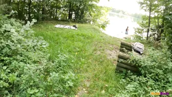 Spontaneous Outdoor Sex At The Lake - Persuaded To Have Random Outdoor Sex Again