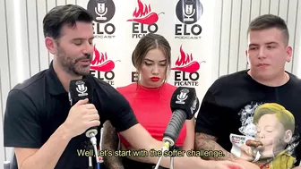 Interview With Elo Podcast Ends In A Blowjob And A Lot Of Cum - Sara Blonde - Elo Picante