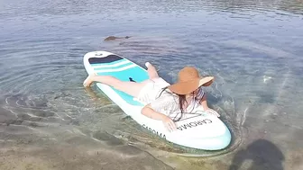 Hairy Pussy Creampie On A Small Mediterranean Sea Islet # Unexpected Quick Sex While Kayaking Around