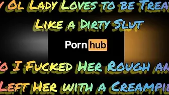 She Loves To Be Treated Like A Dirty Slut, So I Fucked Her Rough And Left Her With A Creampie