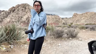 Lost Hitchhiker Asian Babe Gives Blowjob As Payment For Ride