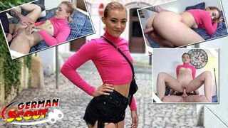 German Scout - Small 19 Year Old Sandra Zee Pickup And Hard Banged