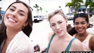 Maya Farrell, Mackenzie Mace, Stella Elle, And Kinky Rich Attend Attend Fantasy Fest Flirting And Fucking All The Way