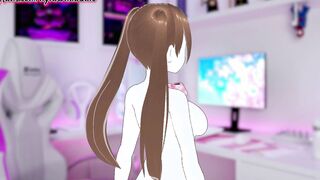 My Stepbrother Caught Me Masturbating And Screwed Me (Roleplay, Cartoon Vtuber)