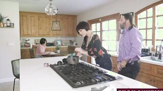 Fuckanytime - Look Alike Step-Daughter And Stepmom Share Each Other's Bodies With Stepdaddy And Enjoy Freeuse Nailed - Angeline Red, Jessica Ryan