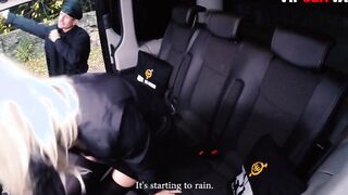 Boned Inside Traffic - Katy Rose Takes Daddy's Dick On