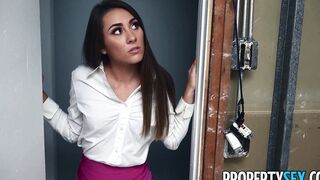 Propertysex - Handyman Lays The Pipe On Hot Young Real Estate Agent