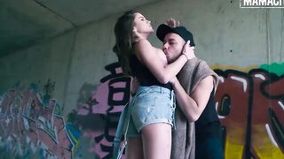 Mamacitaz - Russian Sexy Evelina Darling Rides Her Boyfriend's Cock Public