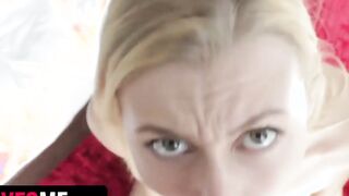 Sislovesme - Lucky Stud Caught Freaky Blonde Beauty Rubbing Her