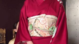 Reiko Kobayakawa And Akari Asagiri Plus Friend Kimono Sex Party