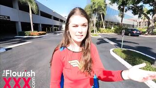 Wonder Woman Catches Her Cheating Man And Gets Cramped - Anastasia Rose