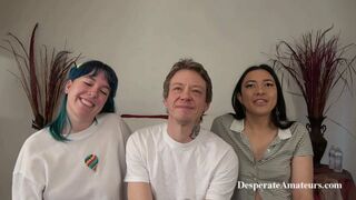 Casting 3Some Compilation - Cutie Cougar Has Spitroast Group Fun D