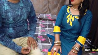 Desi Aunty Plowed For Cash With Clear Hindi Audio