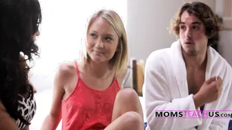 Bro Initiate Sis Into Anal While Mom Guides